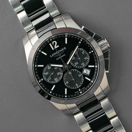 Longines Conquest Chronograph Automatic Ceramic 41mm