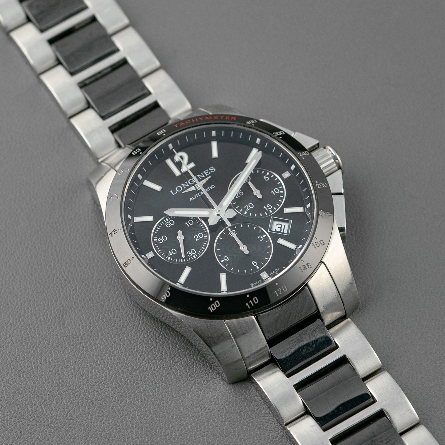 Longines Conquest Chronograph Automatic Ceramic 41mm