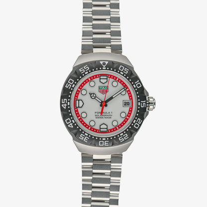 TAG Heuer Formula 1 Solargraph Quartz White Red 38mm