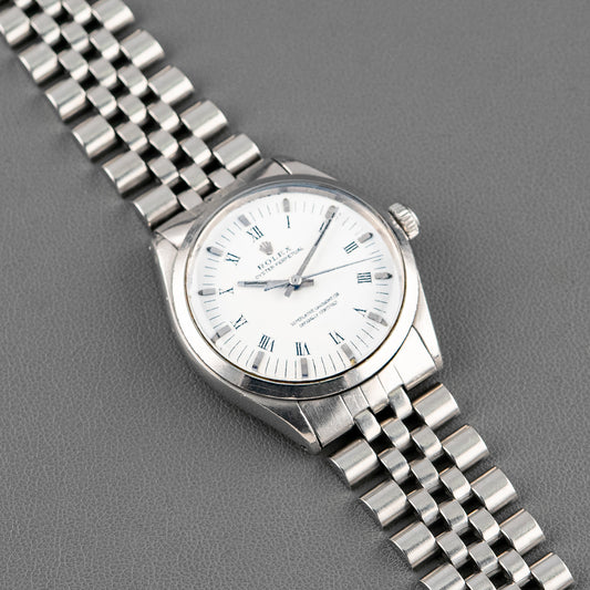 Rolex Oyster Perpetual 1002 Automatic White Roman 34mm