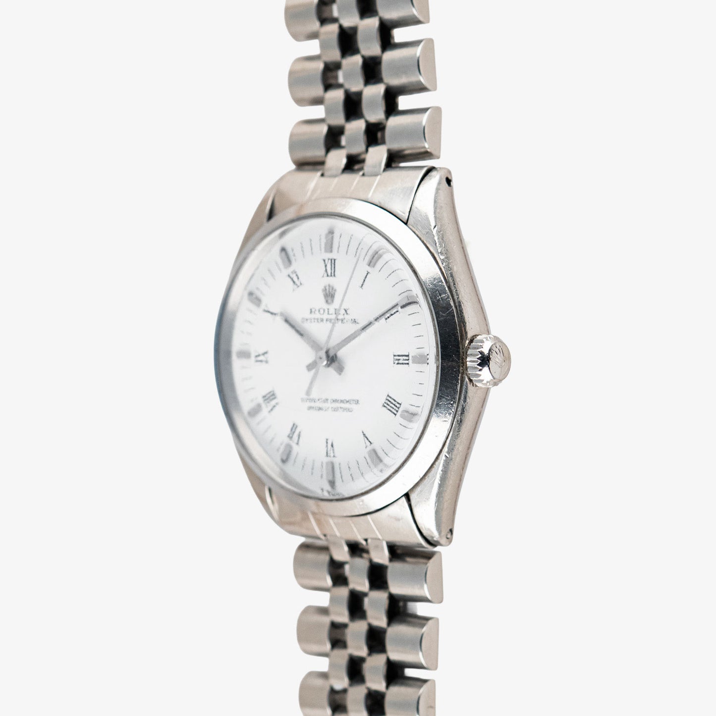 Rolex Oyster Perpetual 1002 Automatic White Roman 34mm