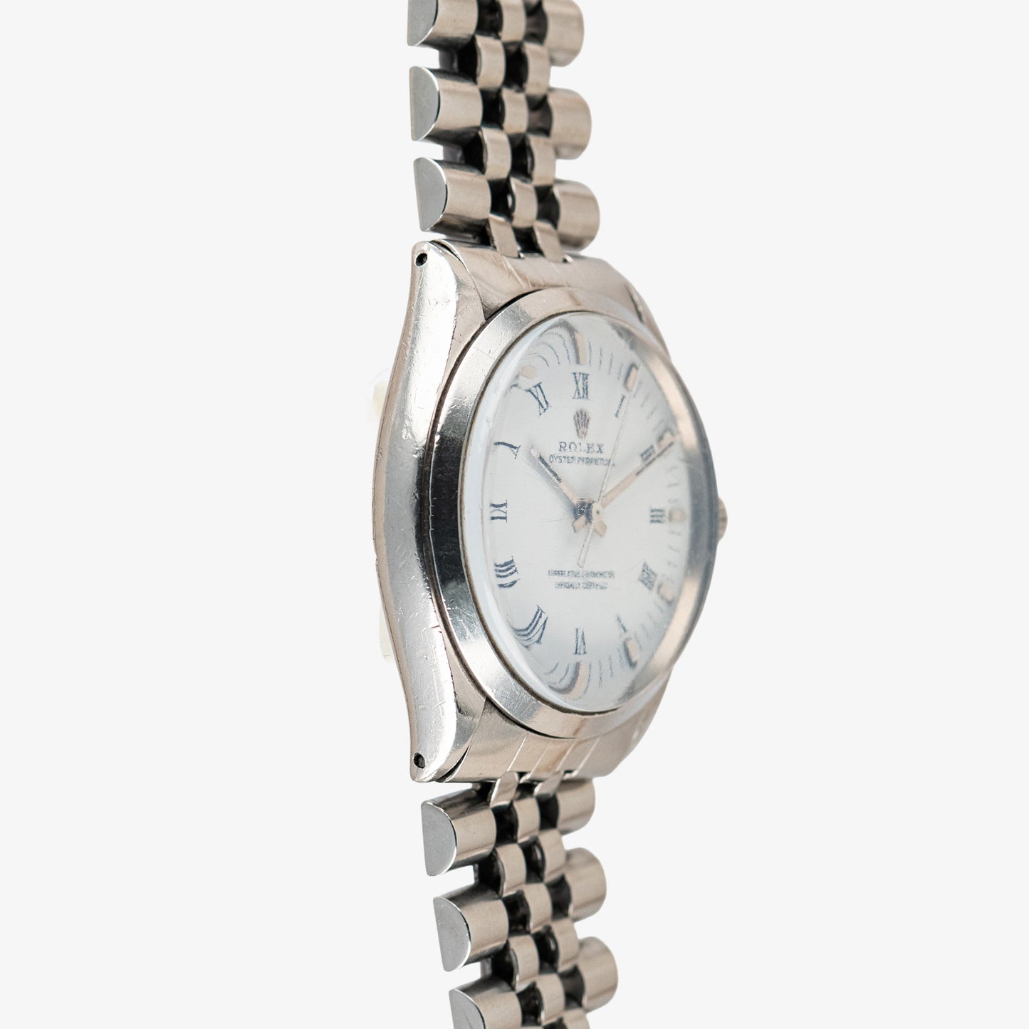 Rolex Oyster Perpetual 1002 Automatic White Roman 34mm
