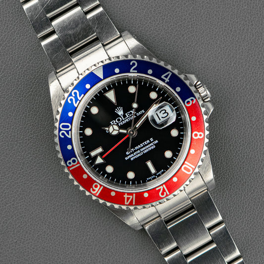 Rolex GMT-Master II 16710 Automatic Pepsi Bezel 40mm