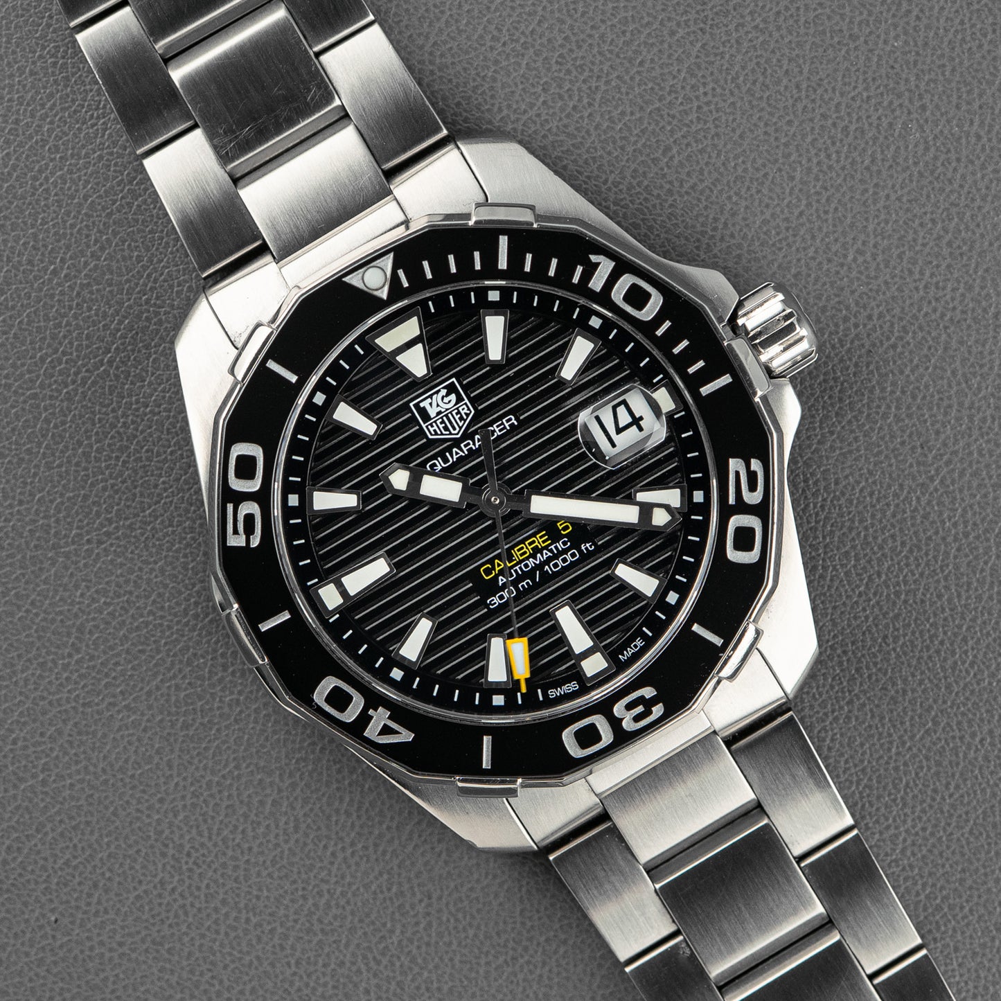 TAG Heuer Aquaracer Automatic Calibre 5 Black Dial 41mm