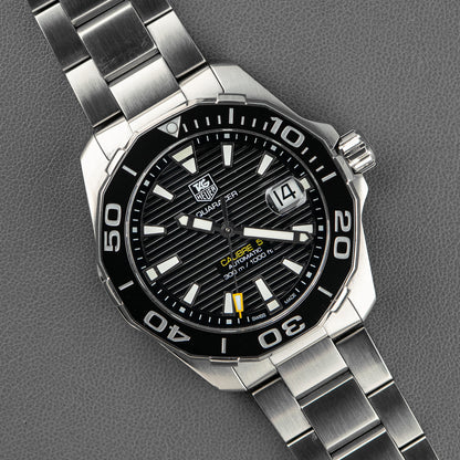TAG Heuer Aquaracer Automatic Calibre 5 Black Dial 41mm