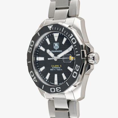 TAG Heuer Aquaracer Automatic Calibre 5 Black Dial 41mm