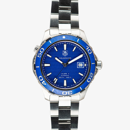 TAG Heuer Aquaracer Automatic Calibre 5 Blue Dial 41mm