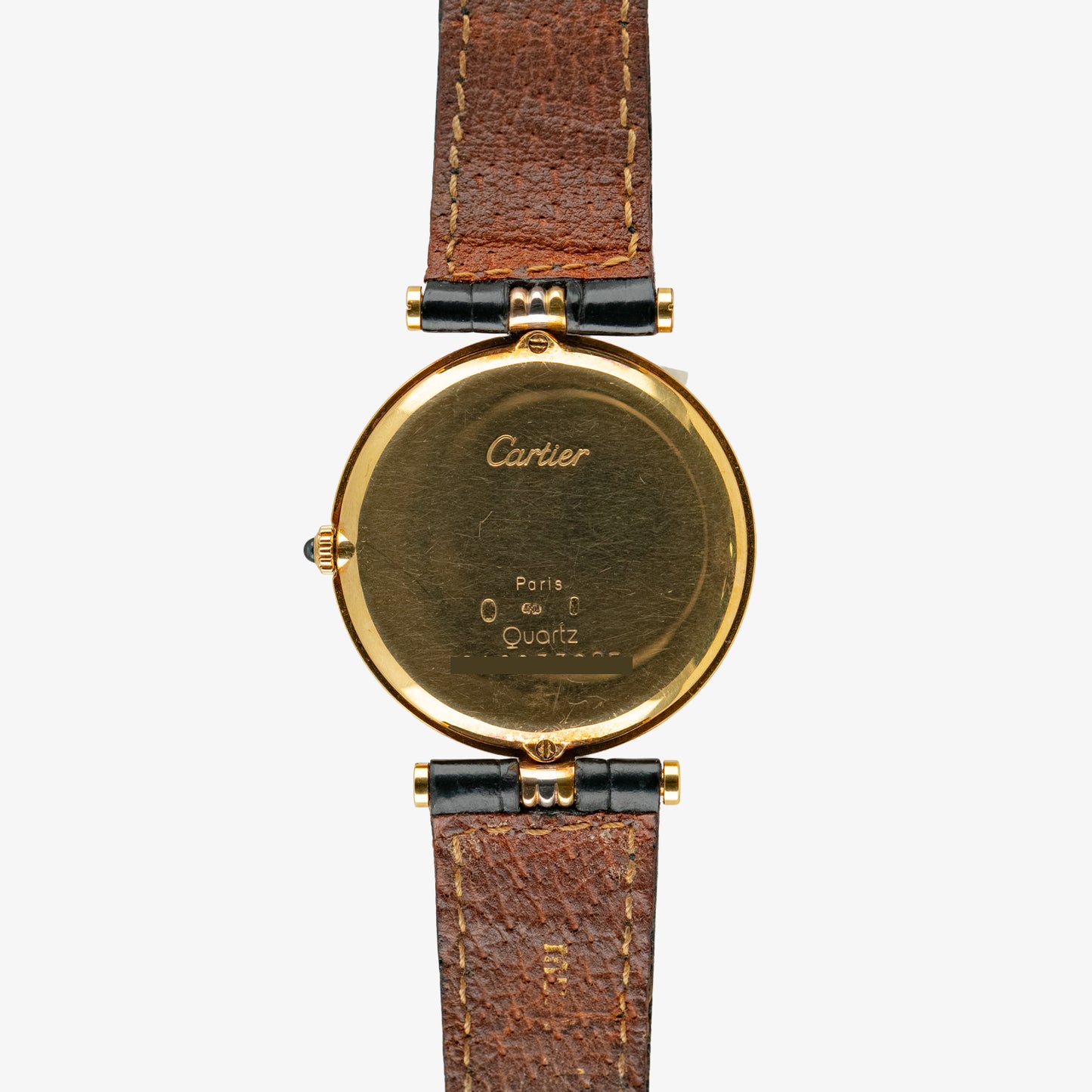 Cartier Vendôme Trinity Yellow Gold White Dial 30mm