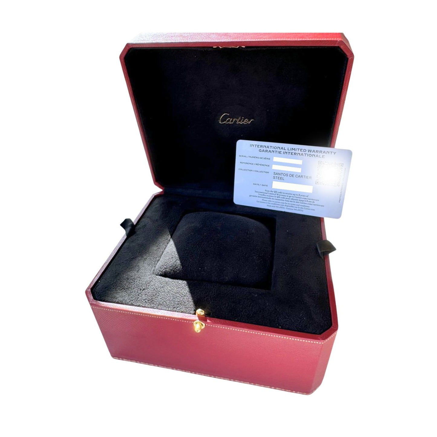 Cartier Santos Large "Iced Out" Automatic Steel 39.8mm