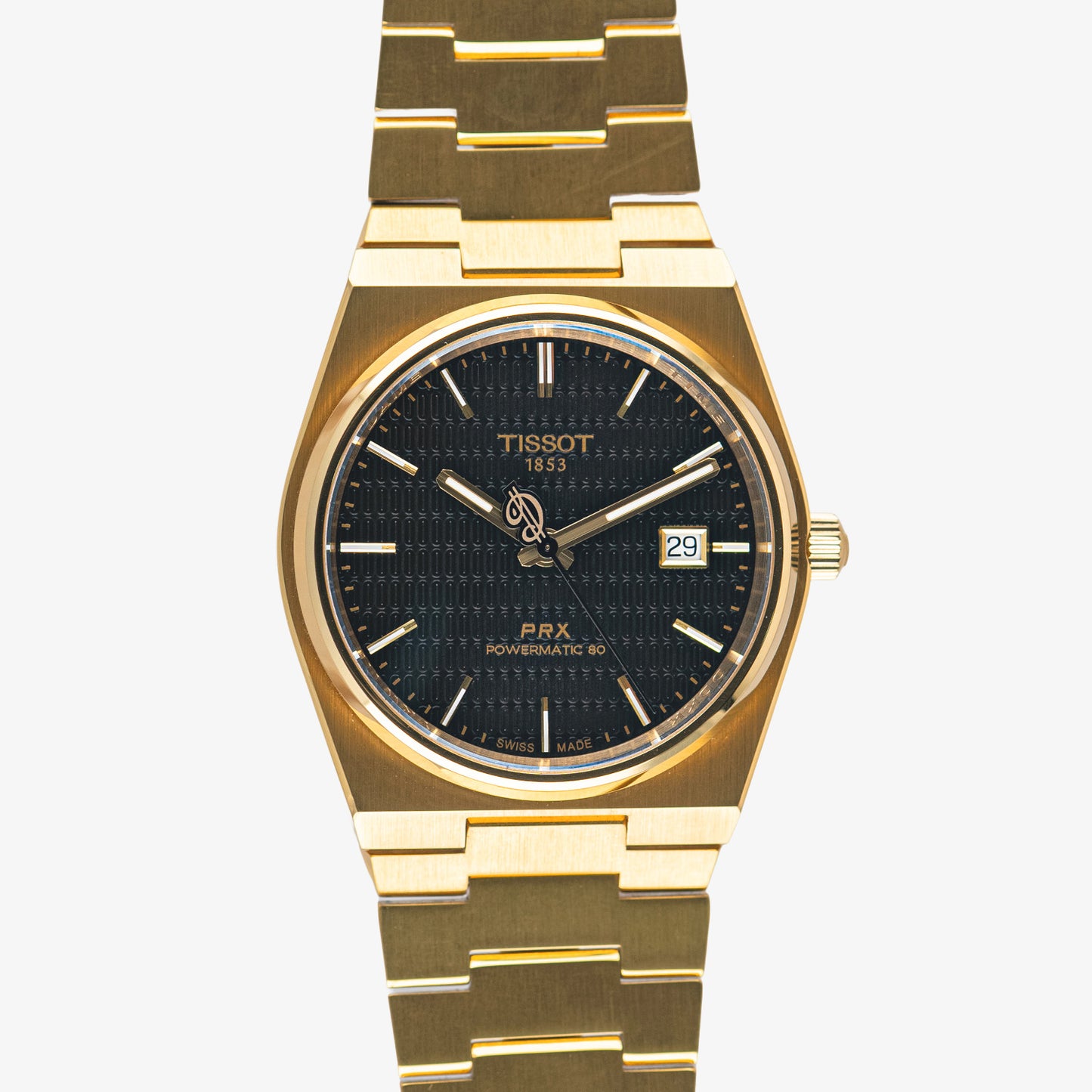 Tissot PRX Automatic Yellow Gold PVD Black Dial 40mm