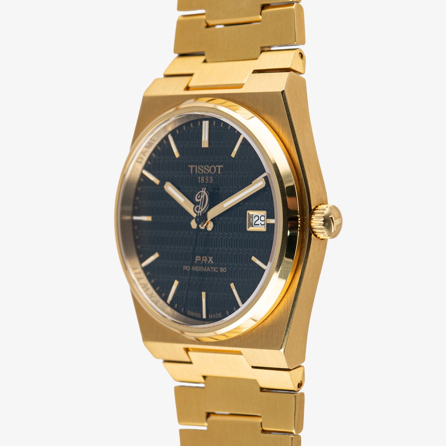 Tissot PRX Automatic Yellow Gold PVD Black Dial 40mm