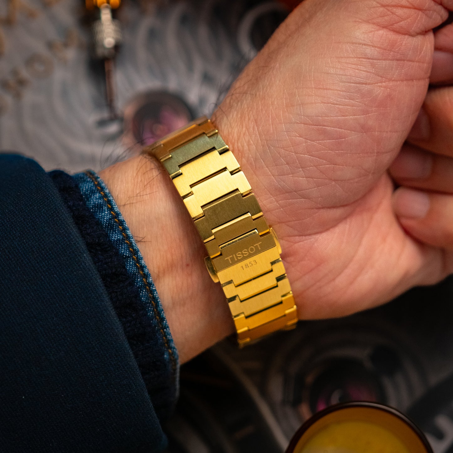 Tissot PRX Automatic Yellow Gold PVD Black Dial 40mm