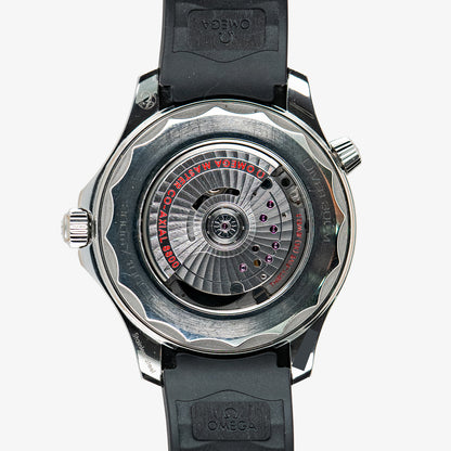 Omega Seamaster Diver 300M Black Dial Rubber Strap 42mm