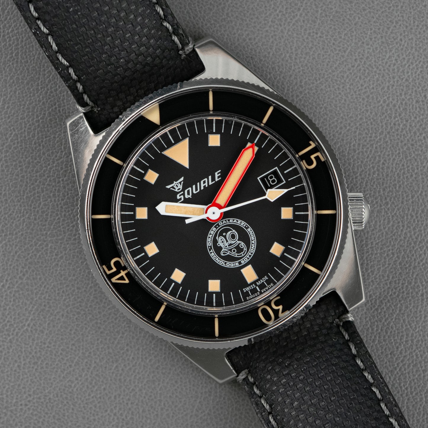 Squale Galeazzi Limited Edition Automatic Black Dial 42mm