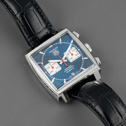 TAG Heuer Monaco Automatic Chronograph Blue Dial 39mm