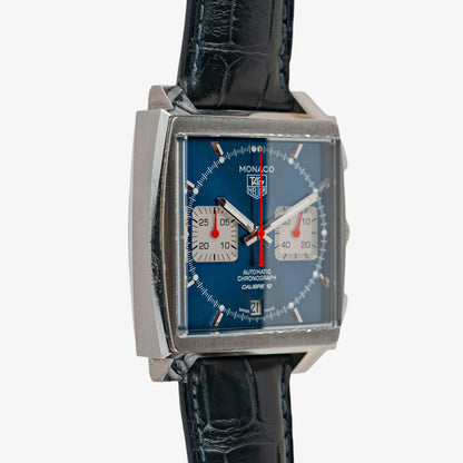 TAG Heuer Monaco Automatic Chronograph Blue Dial 39mm
