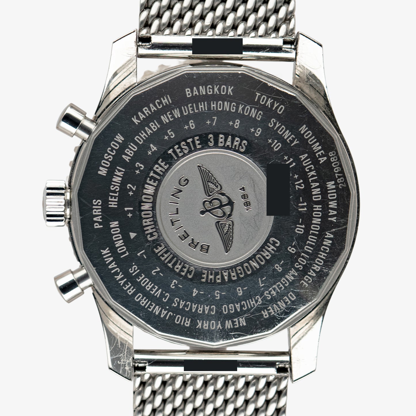 Breitling Navitimer World Steel Automatic Black Dial 46mm