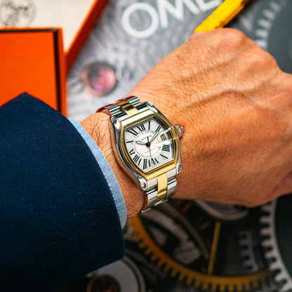 Cartier Roadster Automatic Date Two-Tone 38mm