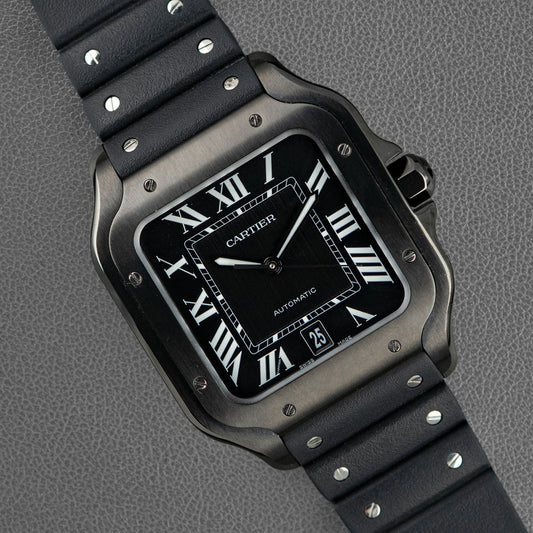 Cartier Santos de Cartier Automatic Large Black ADLC 39.8mm