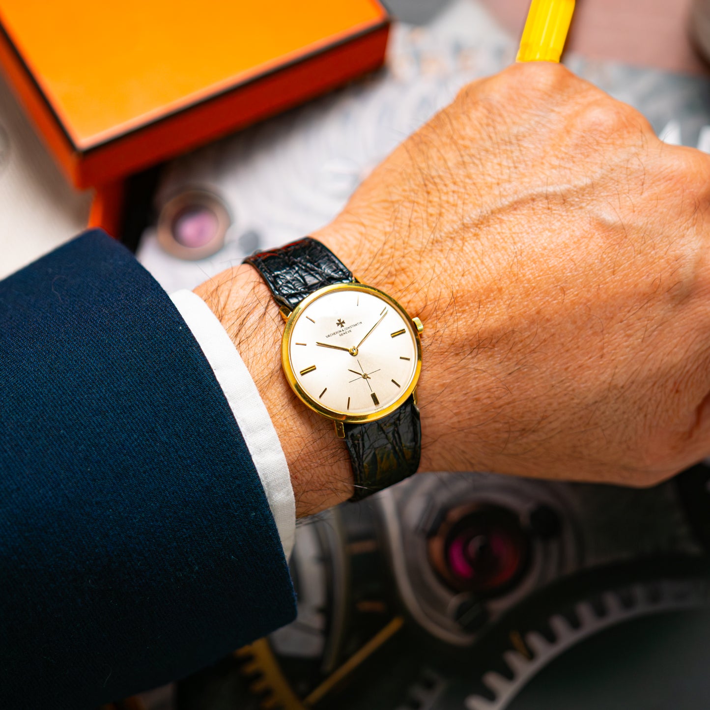 Vacheron Constantin Patrimony Yellow Gold Silver Dial 33mm