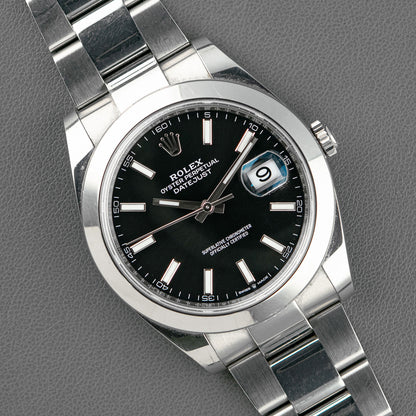 Rolex Datejust 126300 Oystersteel Black Dial 41mm