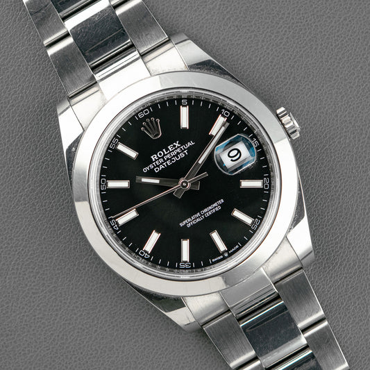 Rolex Datejust 126300 Oystersteel Black Dial 41mm