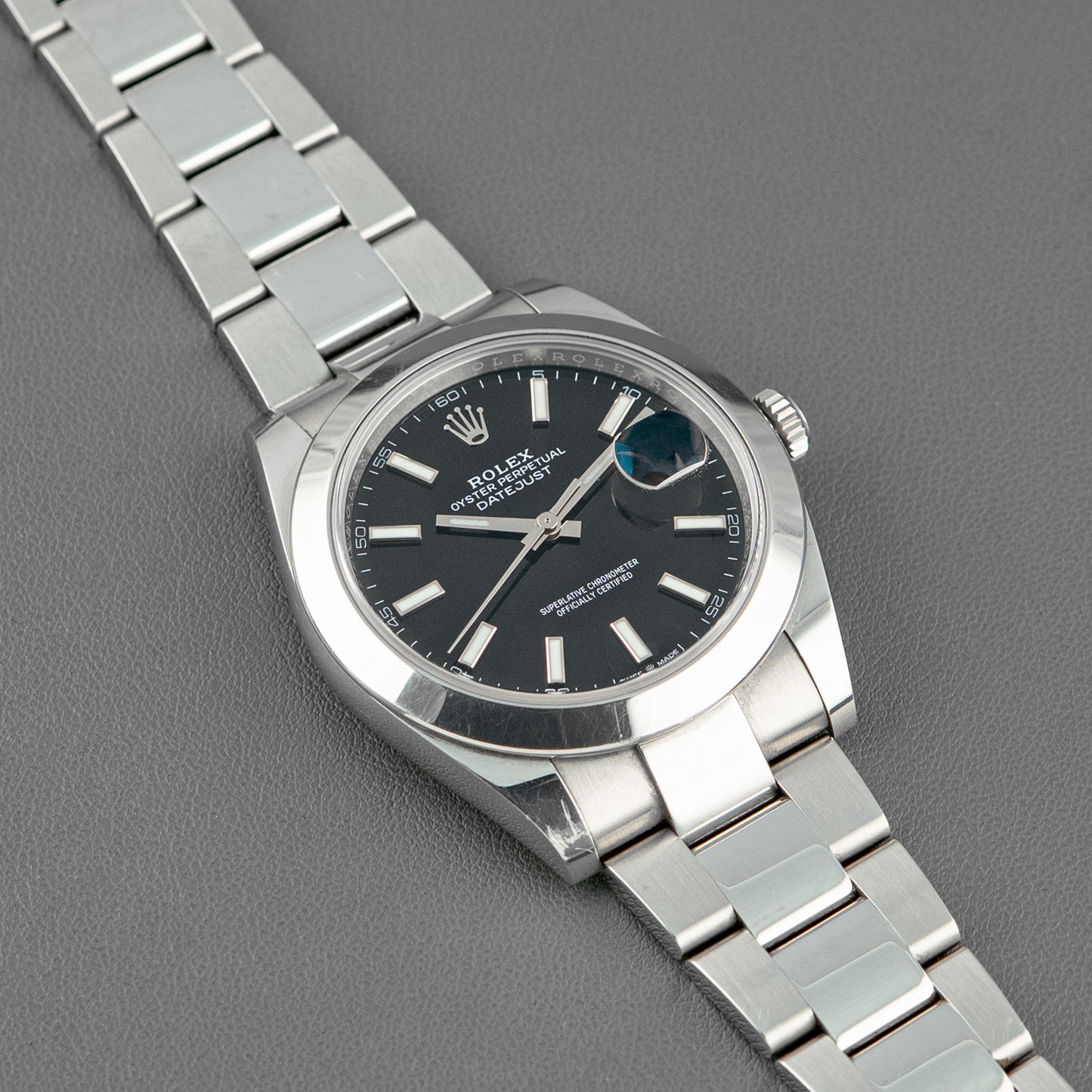 Rolex Datejust 126300 Oystersteel Black Dial 41mm