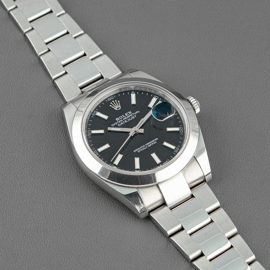 Rolex Datejust 126300 Oystersteel Black Dial 41mm