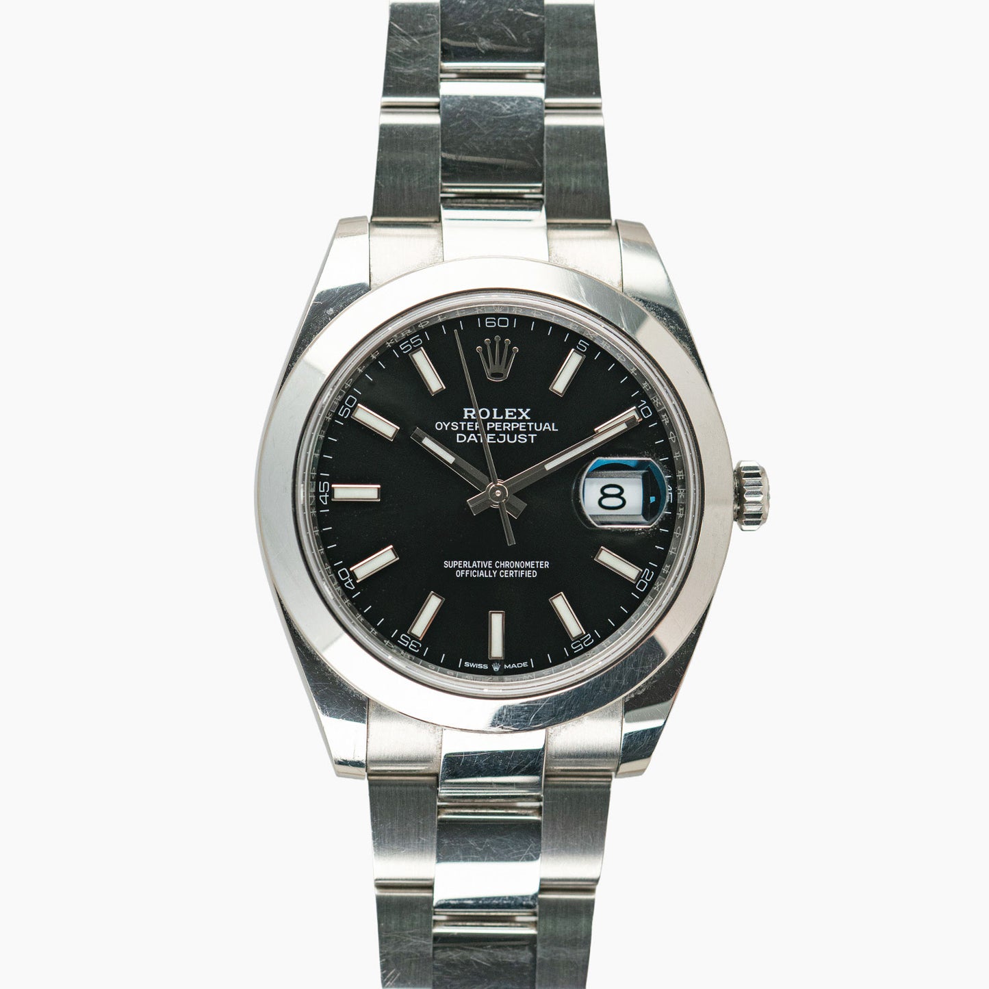 Rolex Datejust 126300 Oystersteel Black Dial 41mm