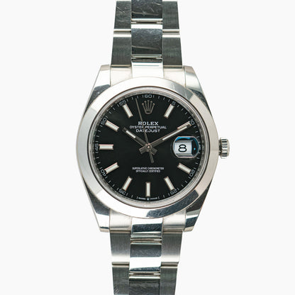 Rolex Datejust 126300 Oystersteel Black Dial 41mm