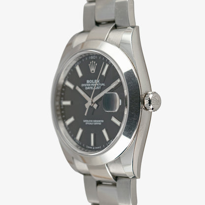 Rolex Datejust 126300 Oystersteel Black Dial 41mm