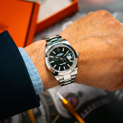 Rolex Datejust 126300 Oystersteel Black Dial 41mm