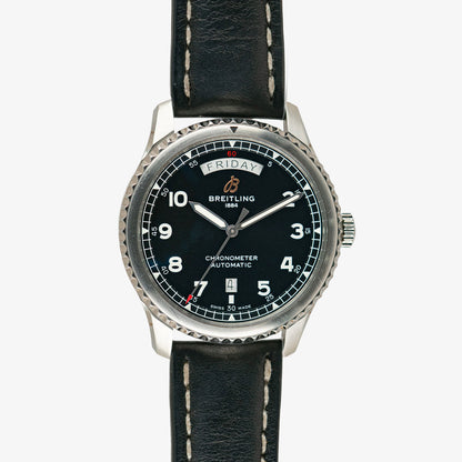 Breitling Aviator 8 Day-Date Automatic Black Dial 41mm