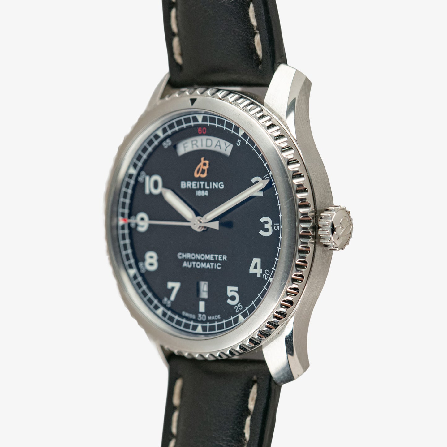 Breitling Aviator 8 Day-Date Automatic Black Dial 41mm