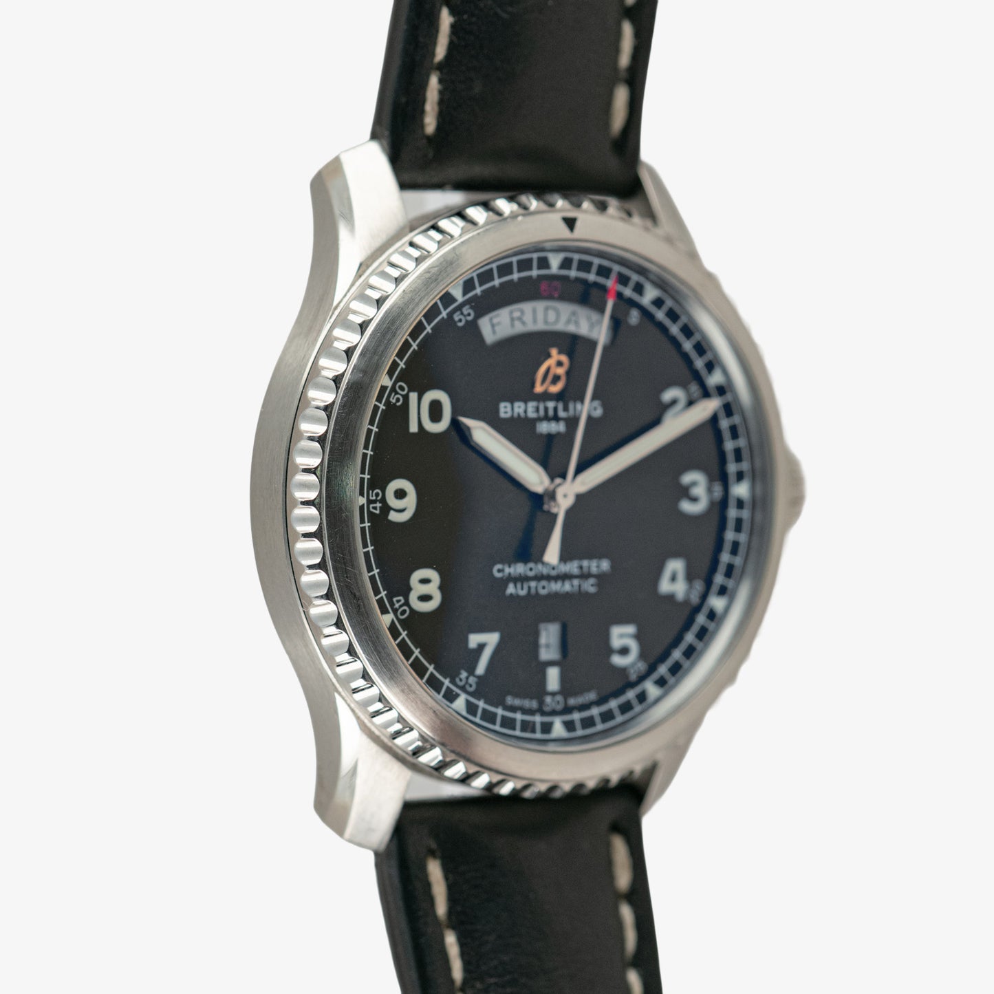 Breitling Aviator 8 Day-Date Automatic Black Dial 41mm