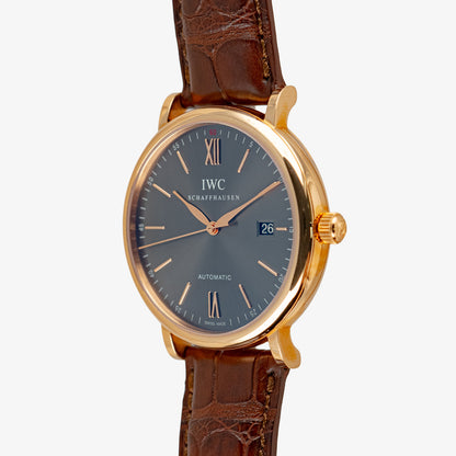 IWC Portofino Automatic Red Gold Slate Dial 40mm