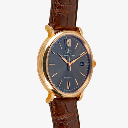 IWC Portofino Automatic Red Gold Slate Dial 40mm