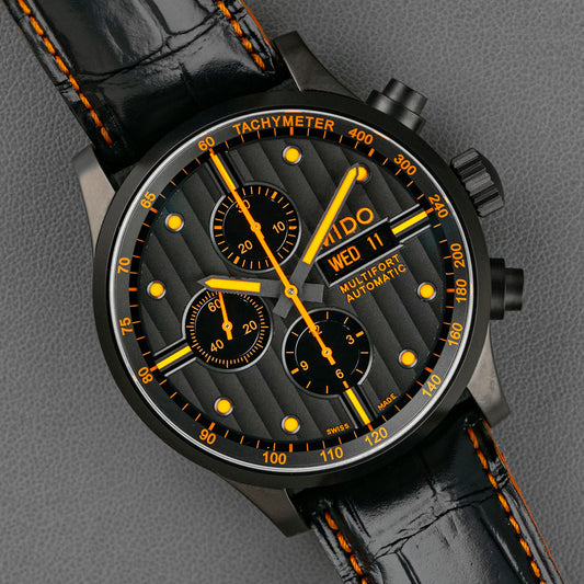 Mido Multifort Chronograph Automatic Black 44mm