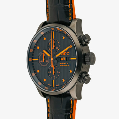 Mido Multifort Chronograph Automatic Black 44mm