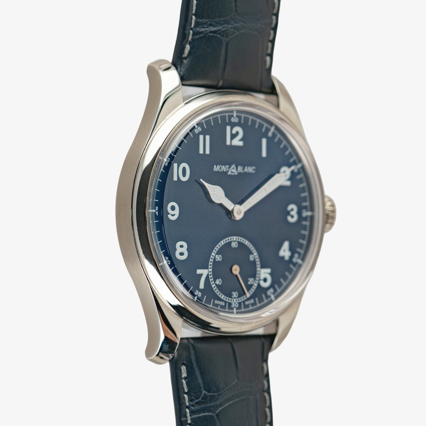 Montblanc 1858 Manual Wind 113702 Blue Dial 44mm