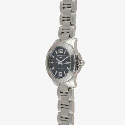 Longines Conquest Quartz Black Dial 29.5mm