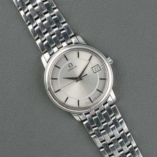 Omega De Ville Quartz Date Silver Dial 34mm