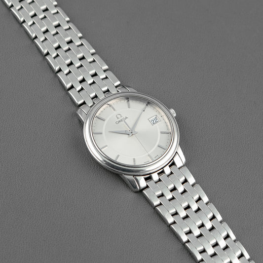 Omega De Ville Quartz Date Silver Dial 34mm