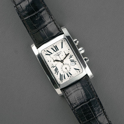 Longines DolceVita Chronograph Quartz Silver Dial 28mm