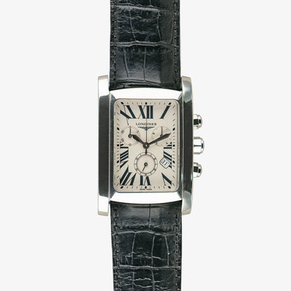 Longines DolceVita Chronograph Quartz Silver Dial 28mm