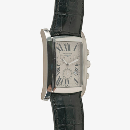 Longines DolceVita Chronograph Quartz Silver Dial 28mm