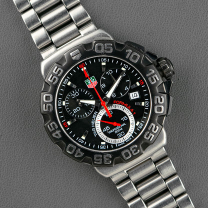 TAG Heuer Formula 1 Chronograph Quartz Black Dial 41mm