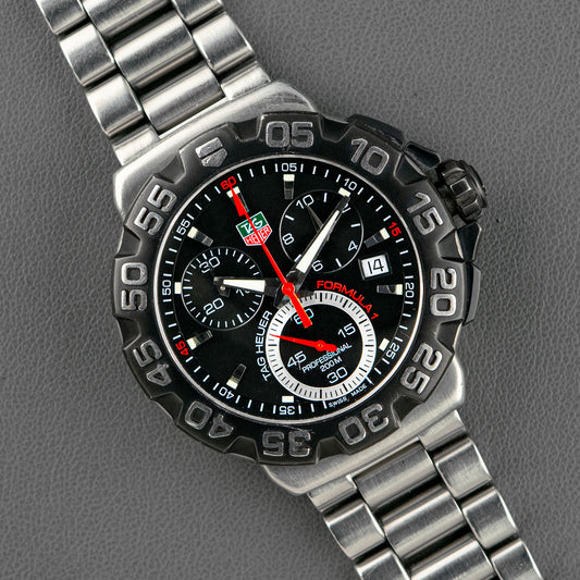 TAG Heuer Formula 1 Chronograph Quartz Black Dial 41mm