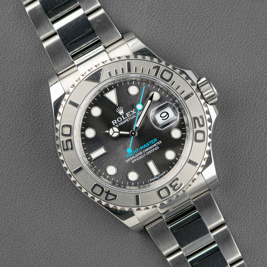 Rolex Yacht-Master 116622 Platinum Bezel Rhodium Dial 40mm