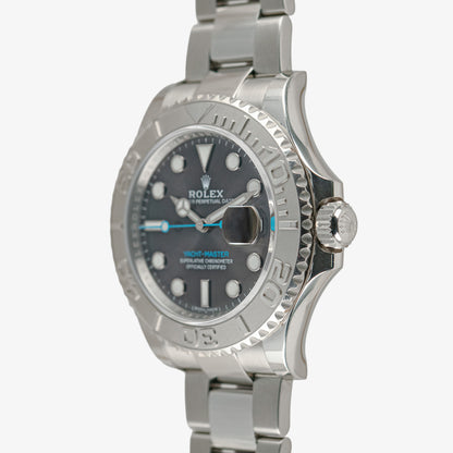 Rolex Yacht-Master 116622 Platinum Bezel Rhodium Dial 40mm